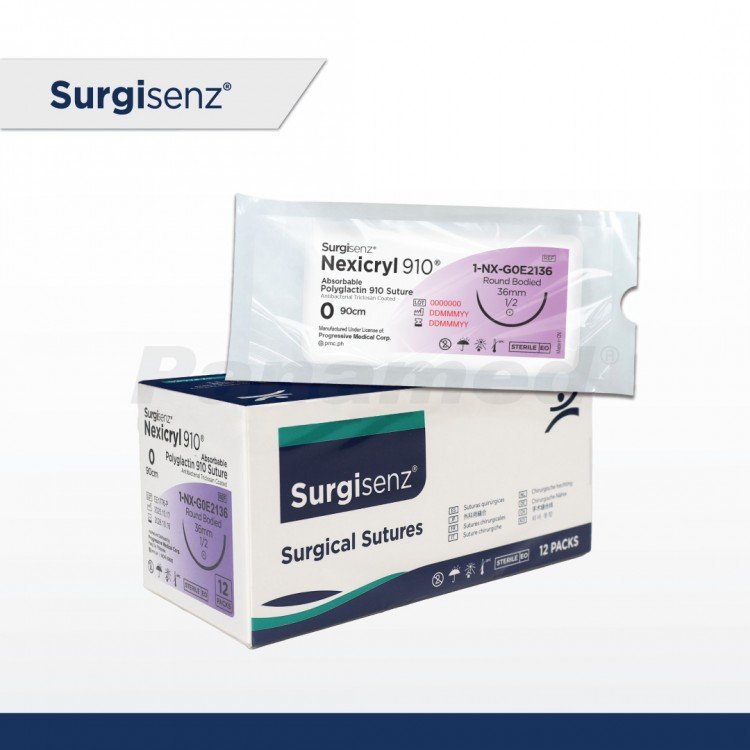 Surgisenz Nexicryl Polyglactin - Antibacterial (Sold by box of 12s)